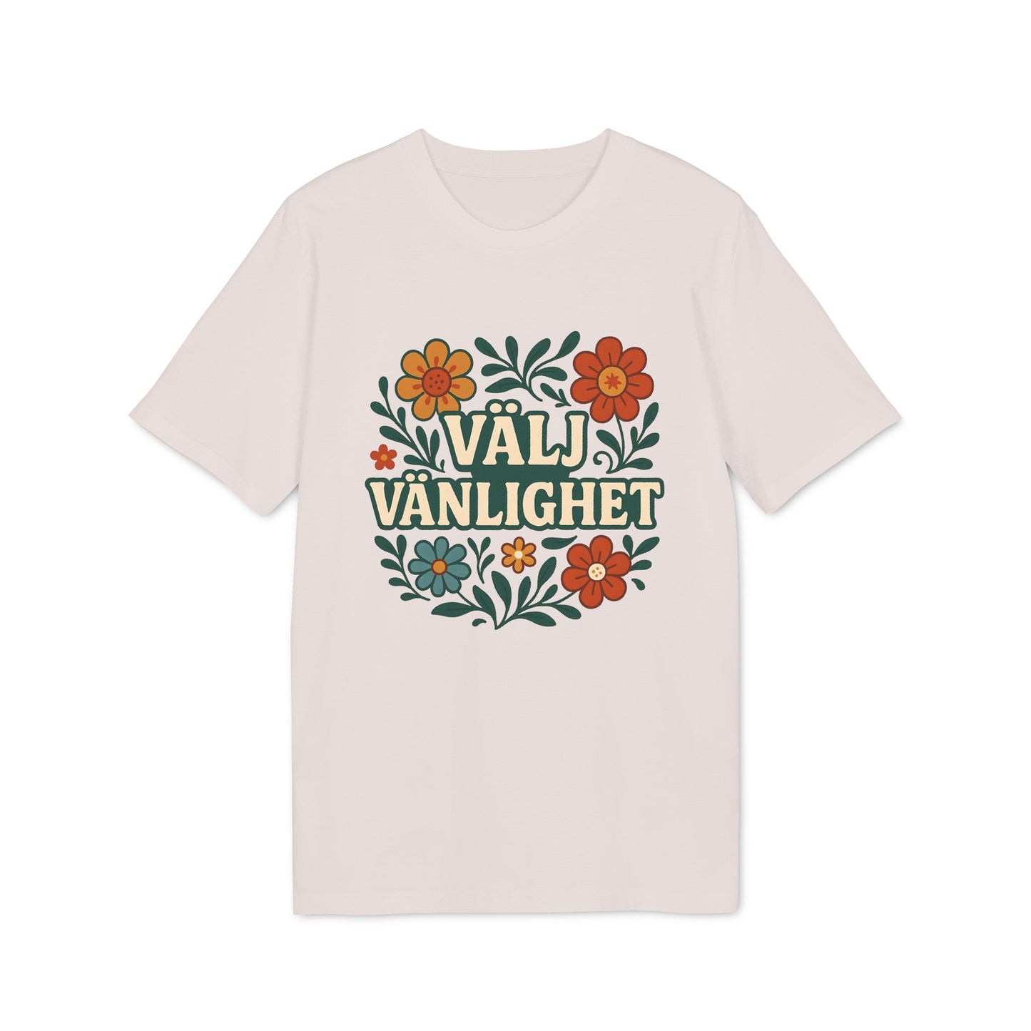 Välj Vänlighet 100% Ekologisk Bomulls T-shirt