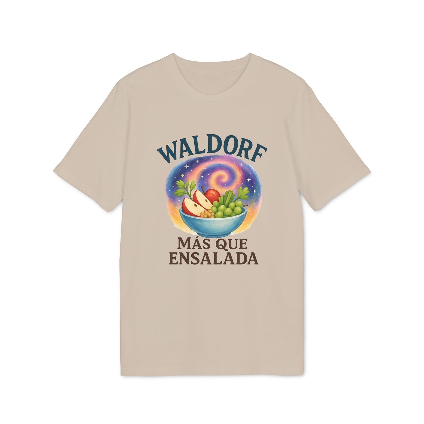 Waldorf Mas Que Ensalada Camiseta Organica
