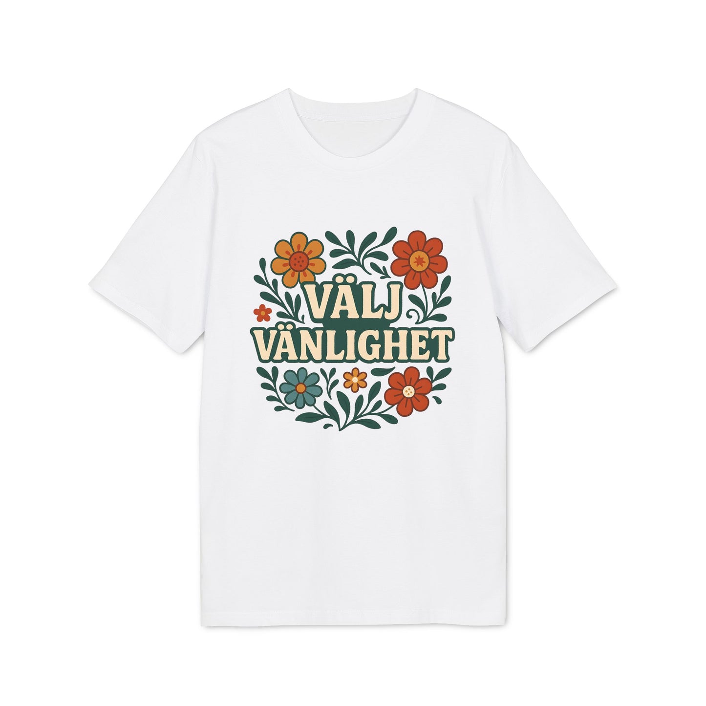 Välj Vänlighet 100% Ekologisk Bomulls T-shirt
