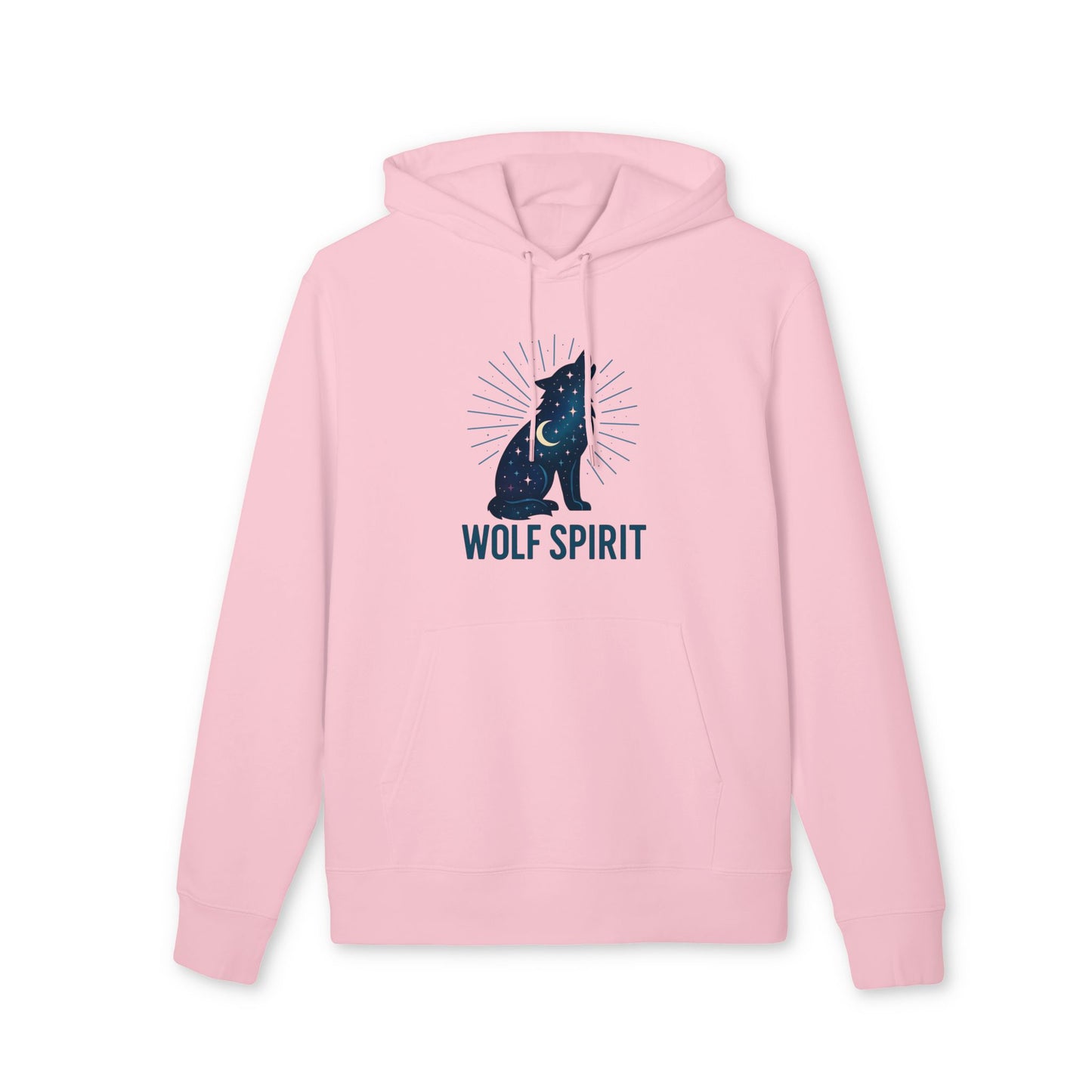 Wolf Spirit Organic Hoodie 100% Cotton