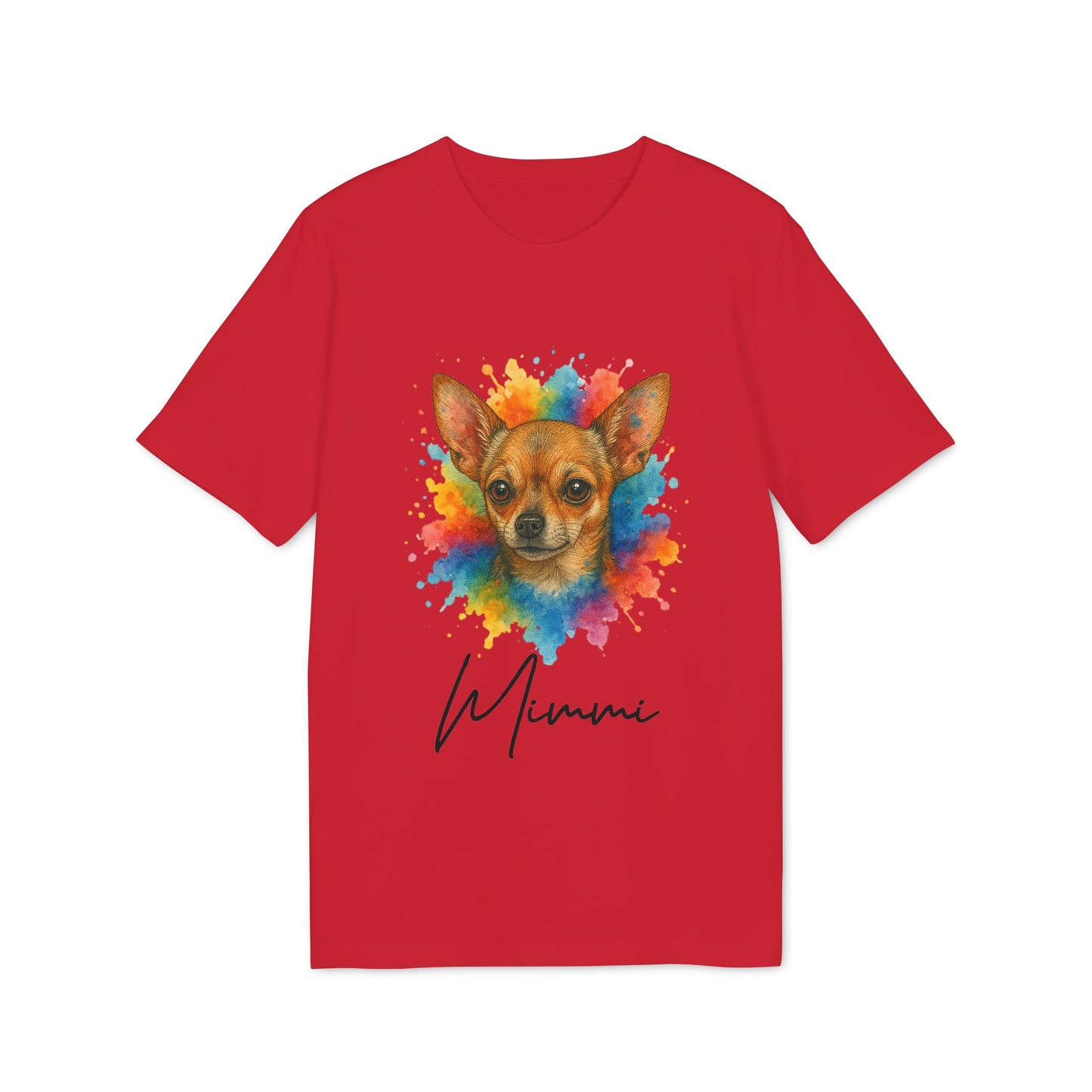 Chihuahua Lover 100% Organic Cotton T-Shirt Personalized Dog tee
