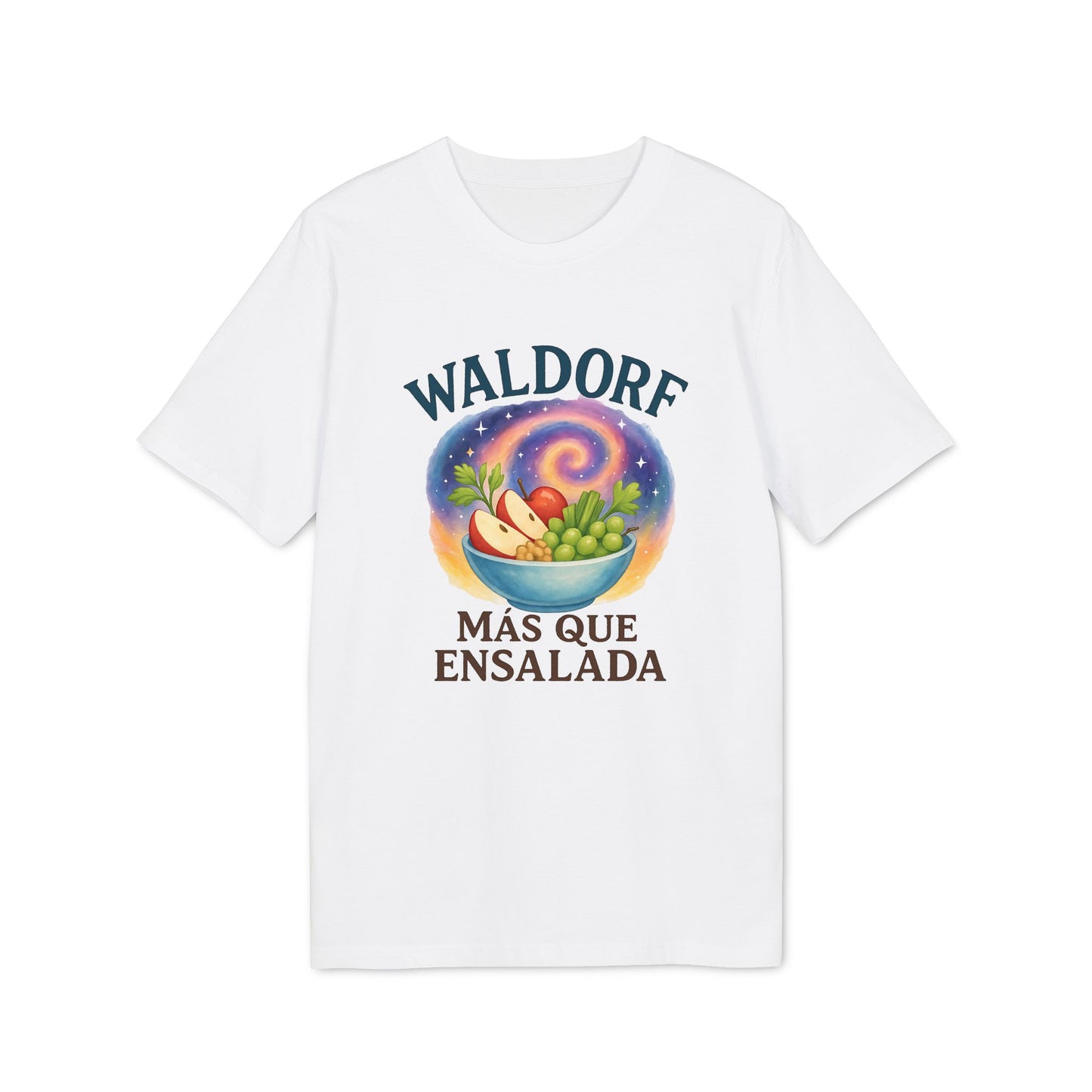 Waldorf Mas Que Ensalada Camiseta Organica