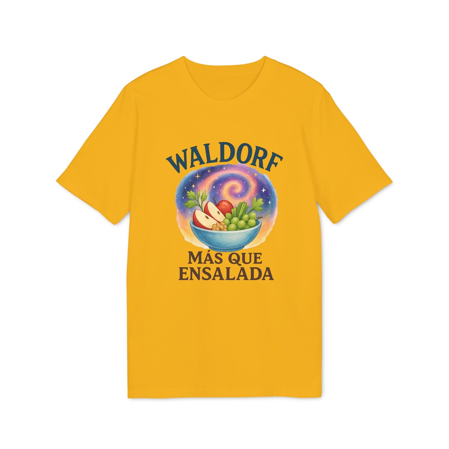 Waldorf Mas Que Ensalada Camiseta Organica