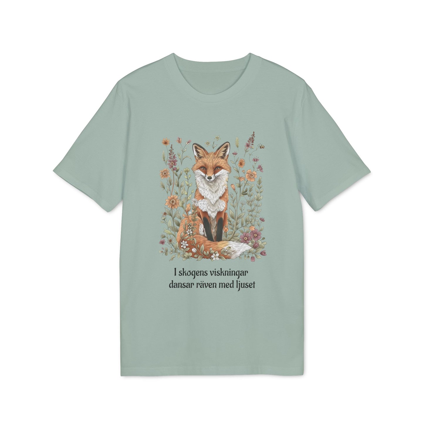 Följ rävens viskning Ekologisk T-shirt för Själar i Harmoni med Naturen