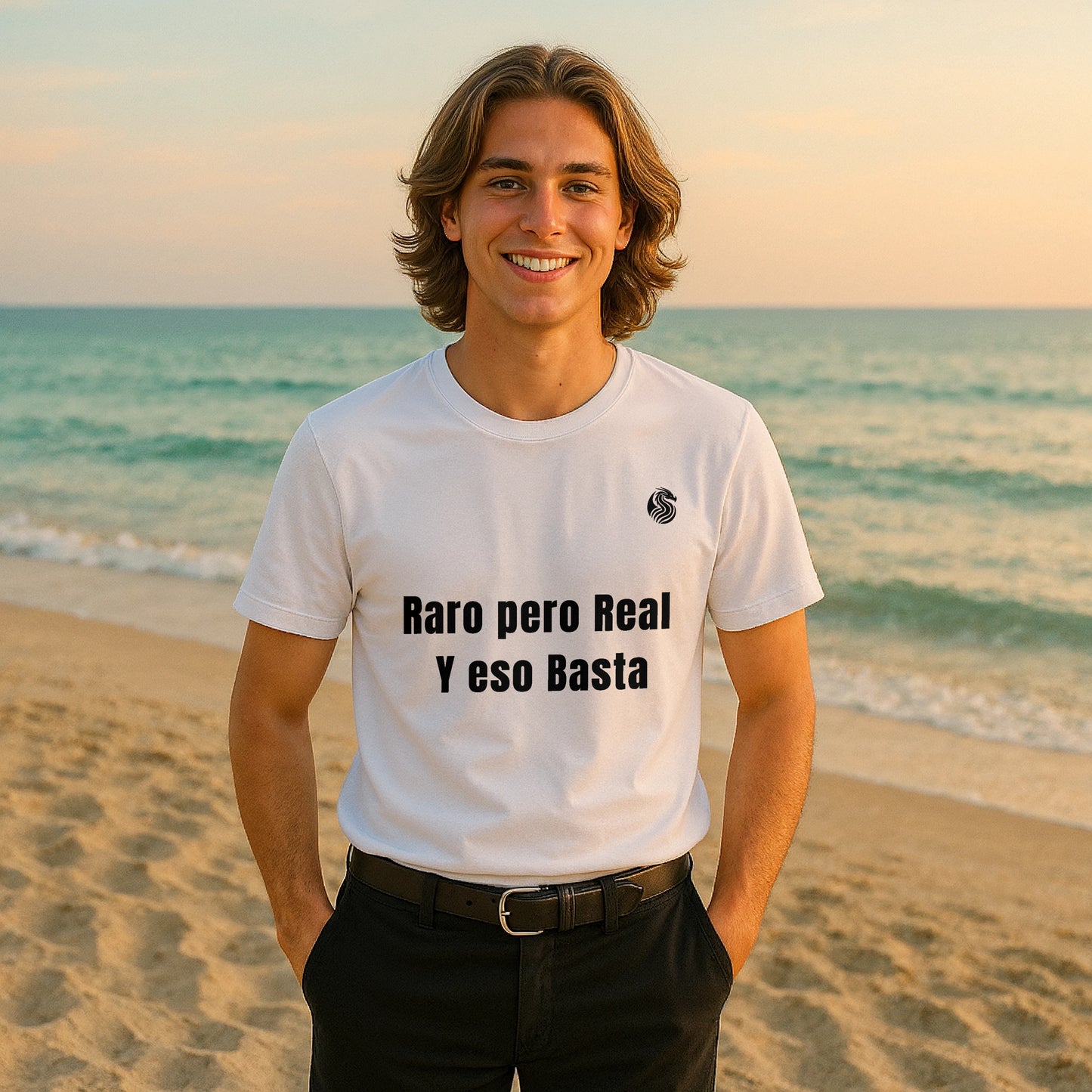 Raro pero real Y eso basta Camiseta de 100 % Algodón Orgánico Drix