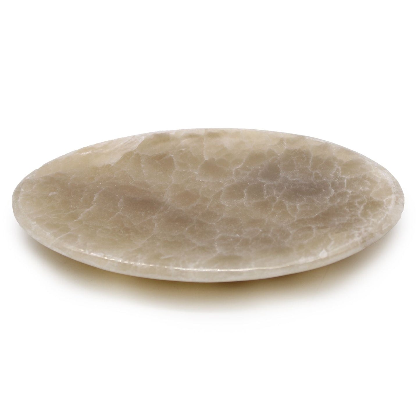 Onyx Stone Soap Dish – 16x10.5x2 CM, bandeja ovalada de piedra ónix beige para jabón en baño o cocina