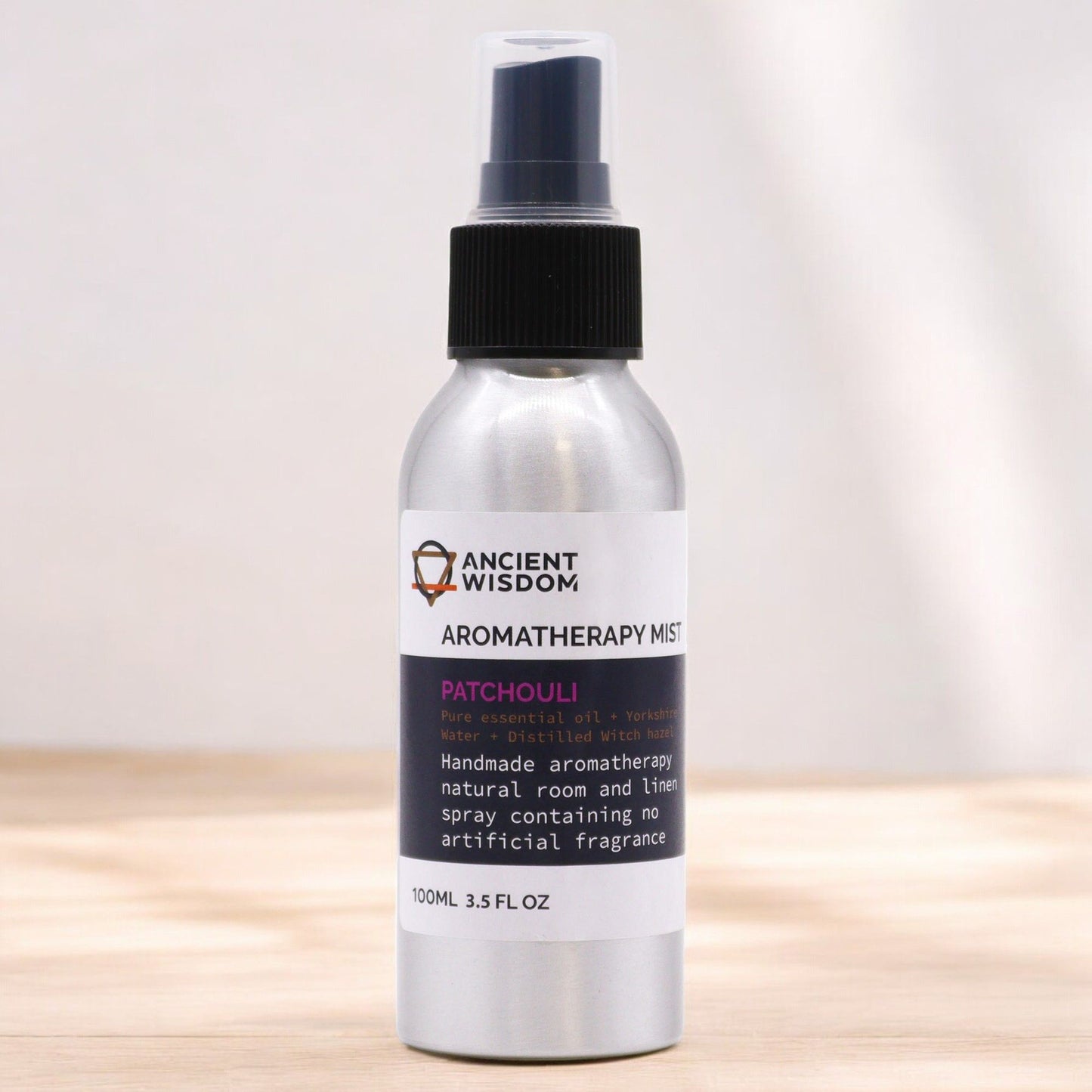 Patchouli Eterisk Olja Mist – 100ML aromaterapi mistsprayflaska, patchoulidoft, 100 ml (3,5 fl oz)
