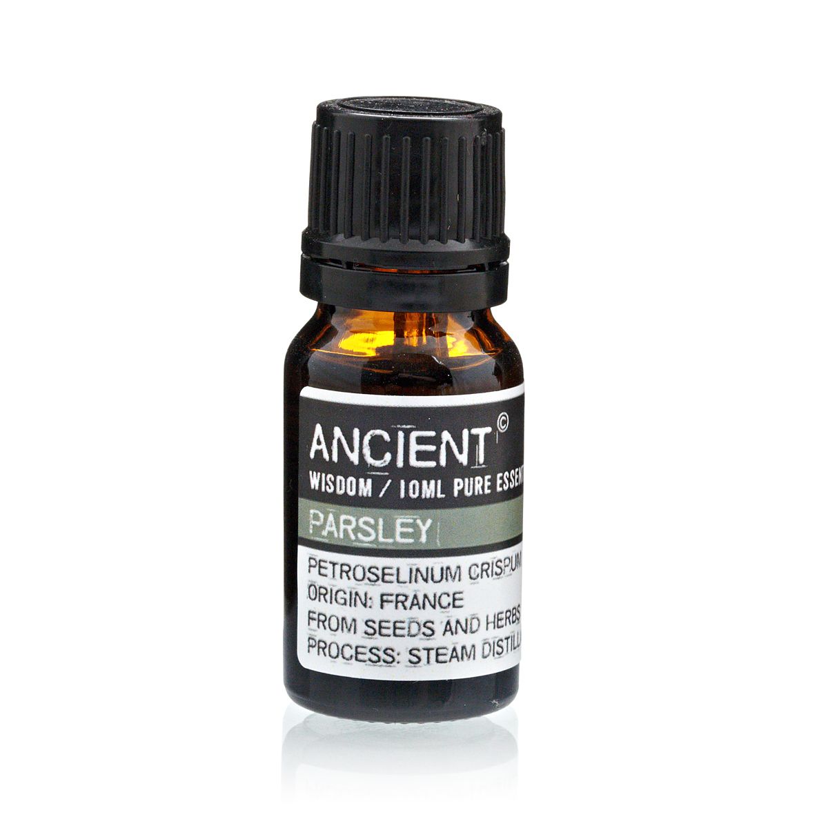Alt-tag: Petroselinum Crispum eterisk olja – 10 ML flaska med eterisk persiljeolja Ancient Wisdom 10 ml, ursprung Frankrike, ångdestillering