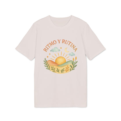 Ritmo y Rutina Camiseta 100% Organica Algodon