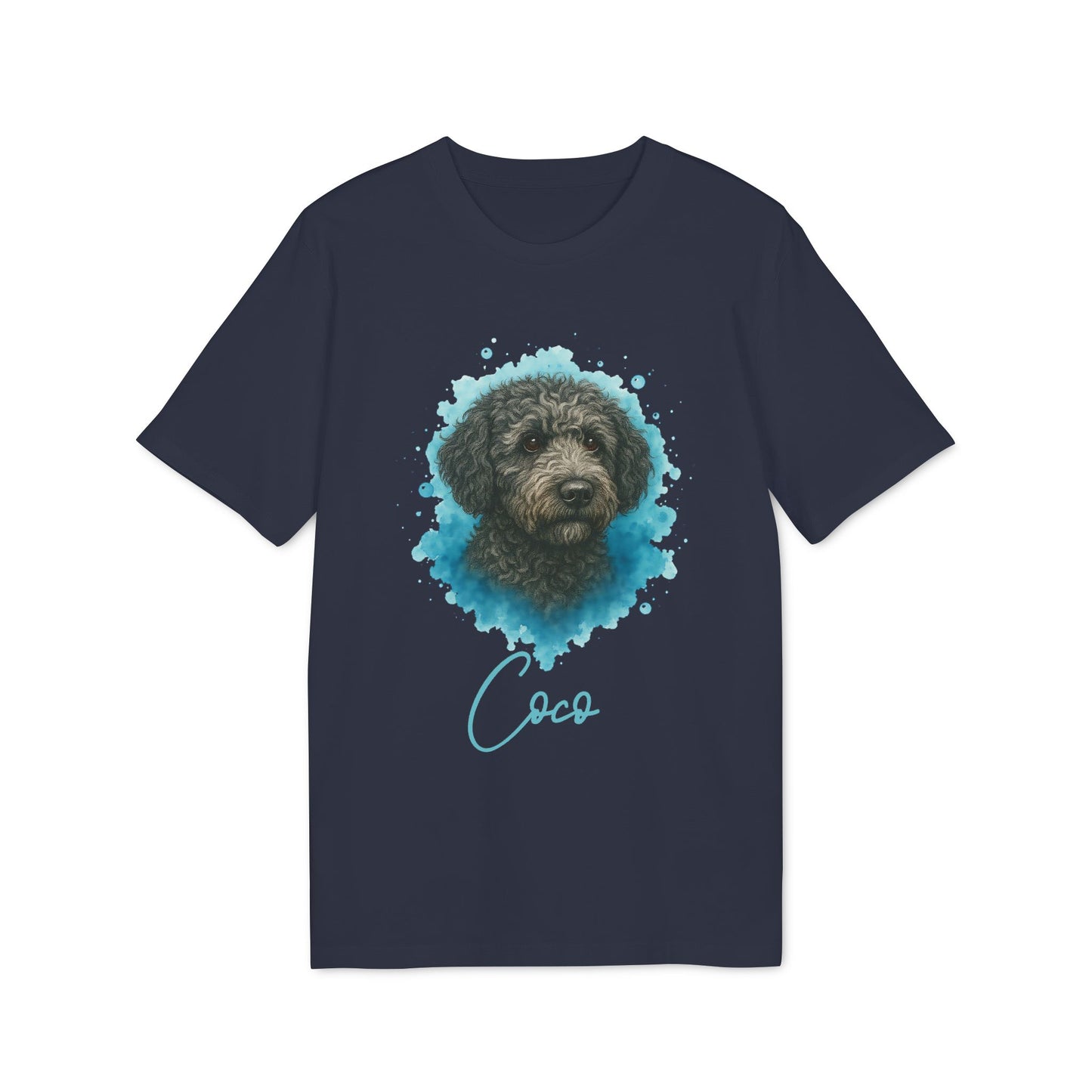 Spanish Water Dog T-shirt Organic Cotton 100% Personalized Dog Tee