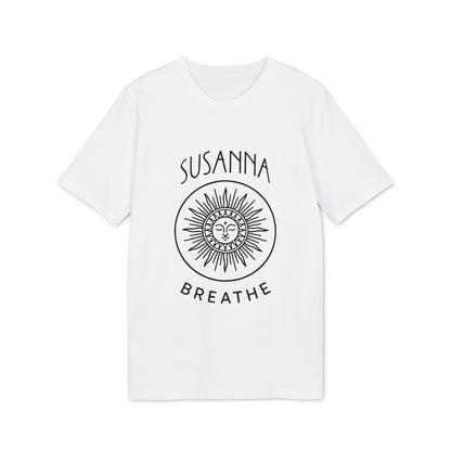 Yoga Breathe Organic Cotton T-Shirt Femenine Elegant Personalized