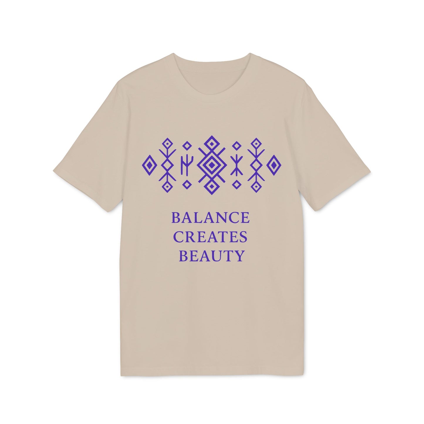 Balance Creates Beauty Organic Cotton T-Shirt Eco Mystic Origin