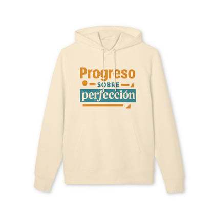 Progreso sobre perfeccion Hoodie 100% Algodon Organico