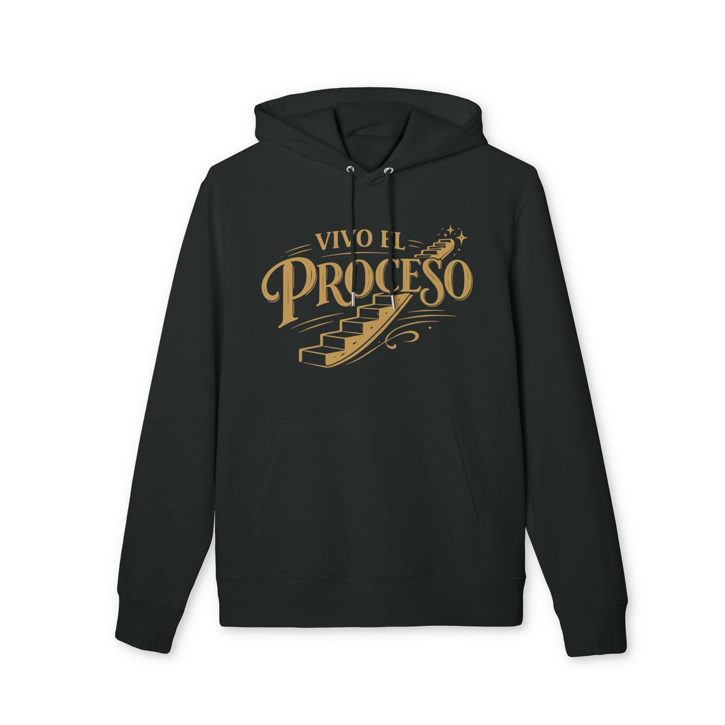 Vivo el Proceso Sudadera 100% Algodon Organica
