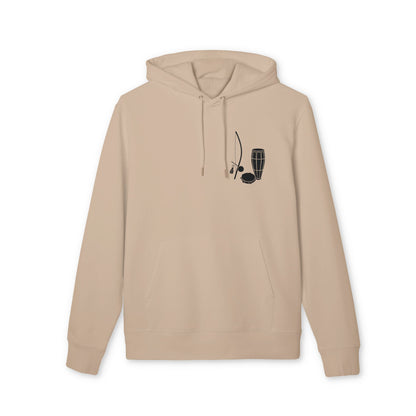 Capoeira Music Hoodie 100% Organic Cotton