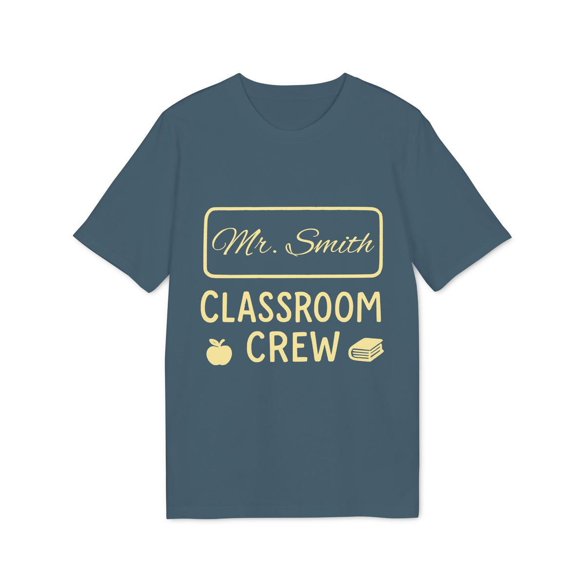 Teacher T-shirt 100% Organic Cotton T-Shirt Personalized Gift for Teacher