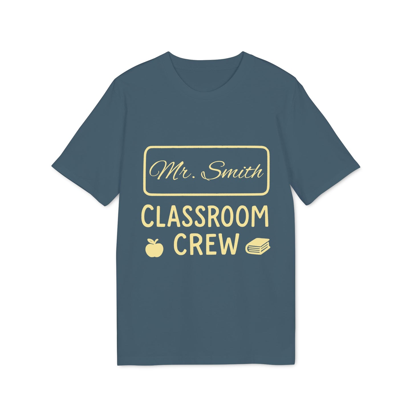 Teacher T-shirt 100% Organic Cotton T-Shirt Personalized Gift for Teacher
