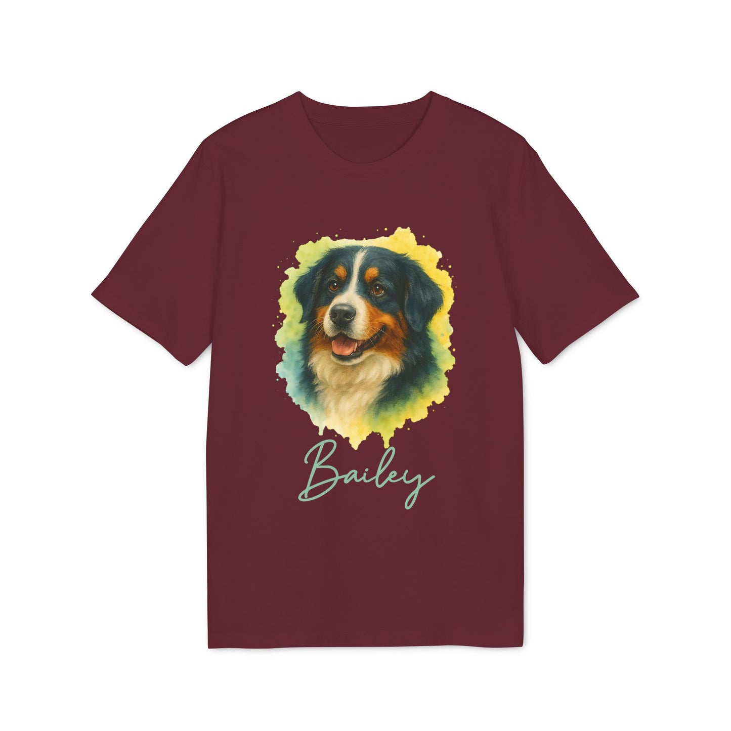Berner Sennenhund 100% Organic Cotton T-Shirt Personalized Dog Tee