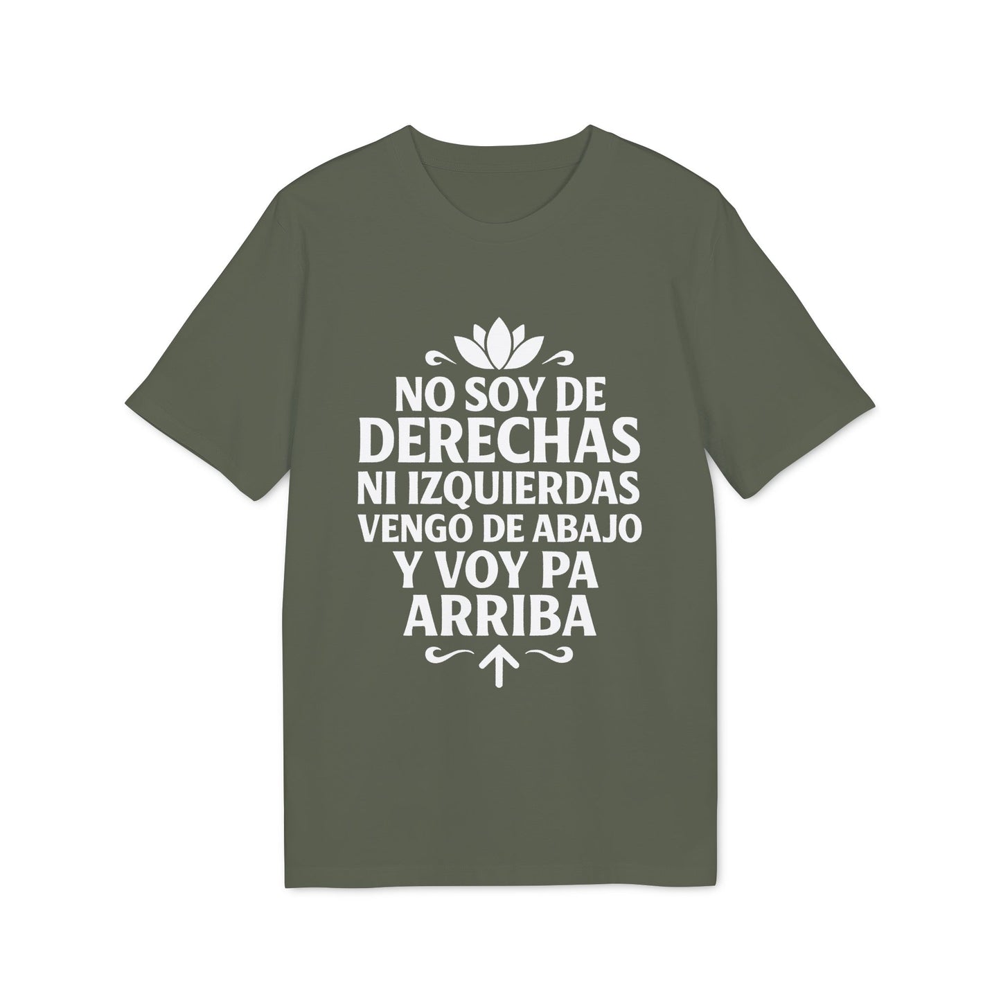 No Soy de Derechas ni Izquierdas Camiseta 100% Organica