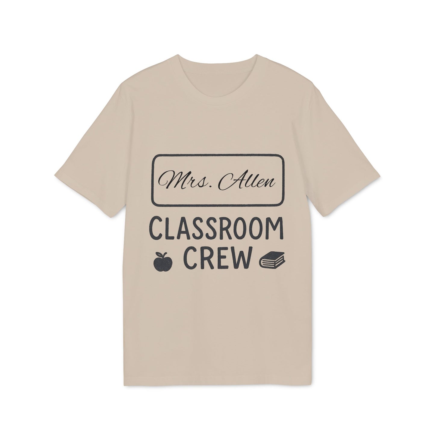 Teacher T-shirt 100% Organic Cotton T-Shirt Personalized Gift for Teacher