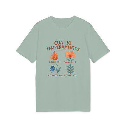Cuatro Temperamentos Camiseta Waldorf 100% Algodon Organico