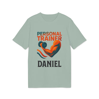 Personal Trainer Organic Cotton T-Shirt Personalized