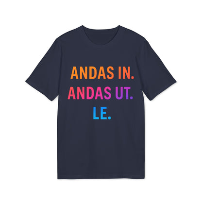 Andas In Andas Ut Le Ekologisk T-shirt med Budskap