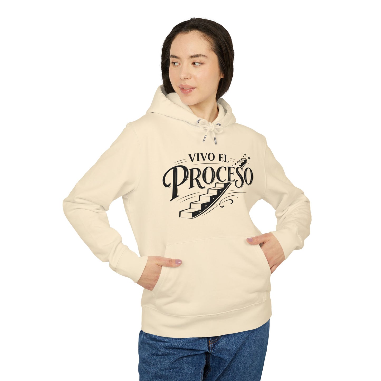 Vivo el Proceso Sudadera 100% Algodon Organica