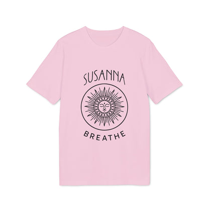 Yoga Breathe Organic Cotton T-Shirt Femenine Elegant Personalized