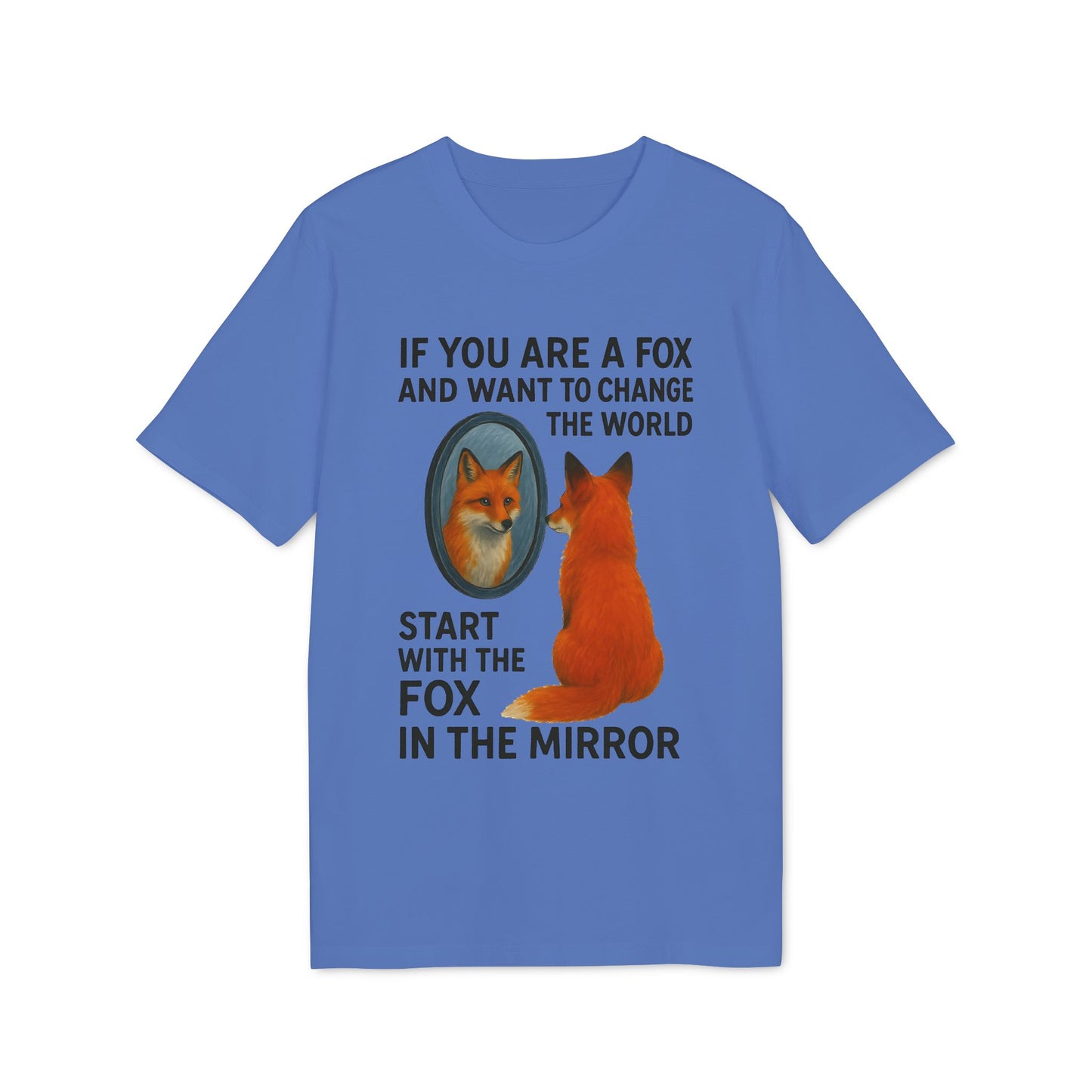 Man In The Mirror T-shirt Organic Cotton Music And Spirituality Design