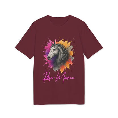 Horse Lover 100% Organic Cotton T-Shirt Personalized For Her