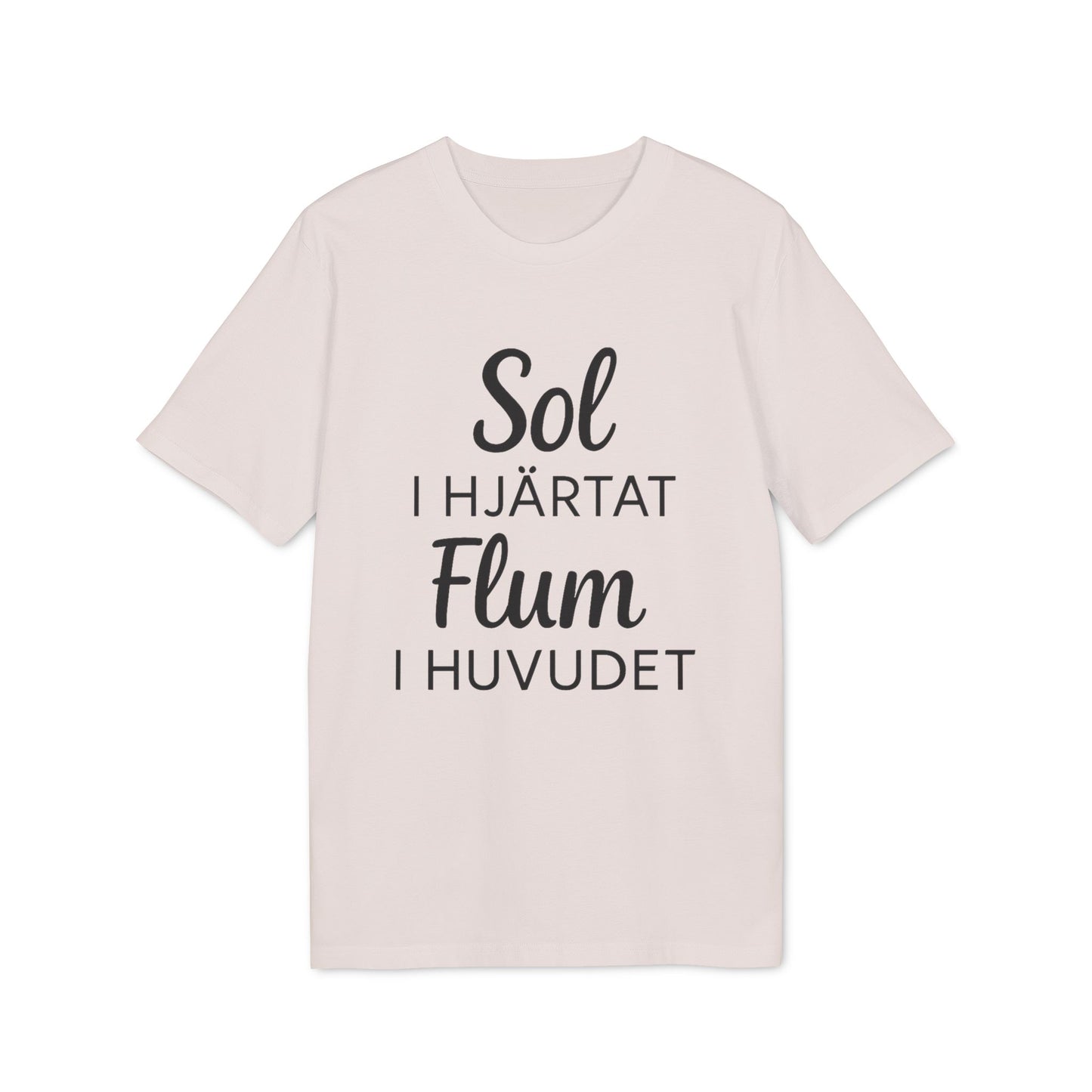 Ekologisk T-shirt Sol i Hjärtat Flum i Huvudet