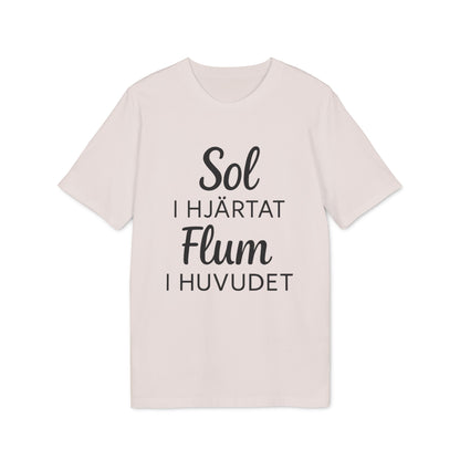 Ekologisk T-shirt Sol i Hjärtat Flum i Huvudet