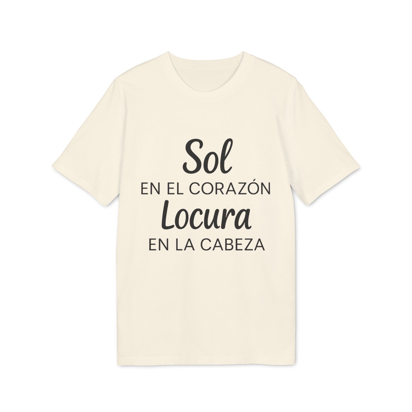 Sol y Locura Camiseta 100% Algodón Orgánico