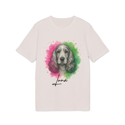 English Cocker Spaniel 100% Organic Cotton T-Shirt Personalized Dog Tee