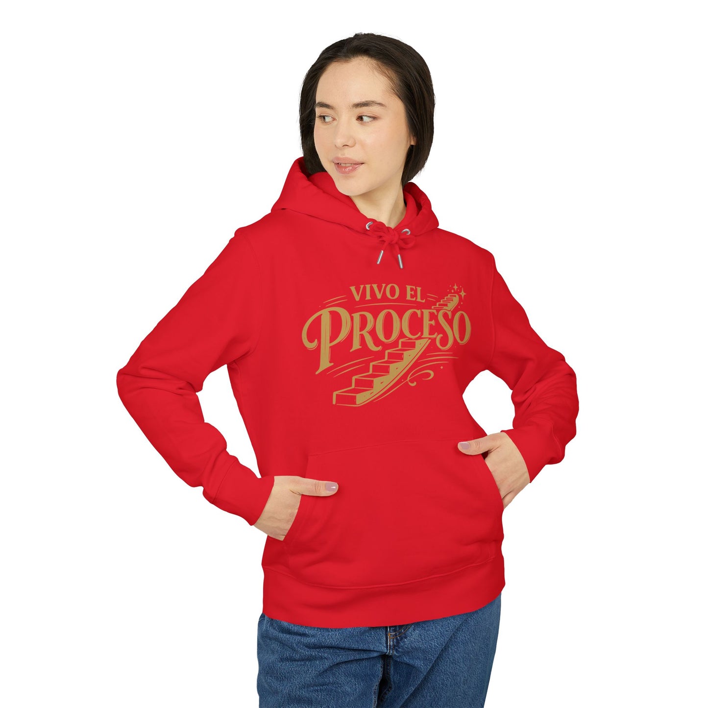 Vivo el Proceso Sudadera 100% Algodon Organica