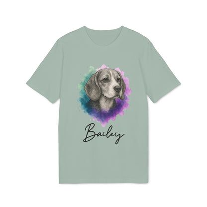 Beagle T-shirt Organic Cotton 100% Personalized Dog Tee