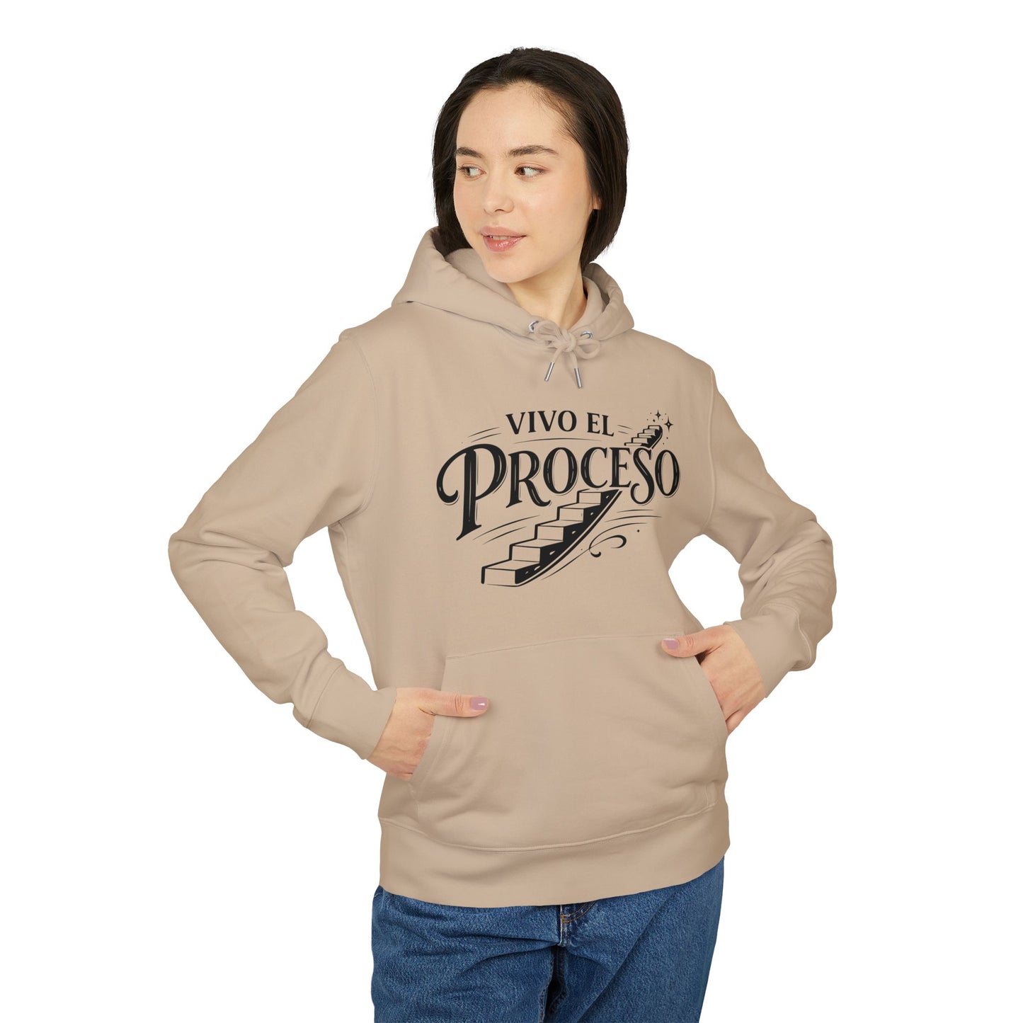 Vivo el Proceso Sudadera 100% Algodon Organica