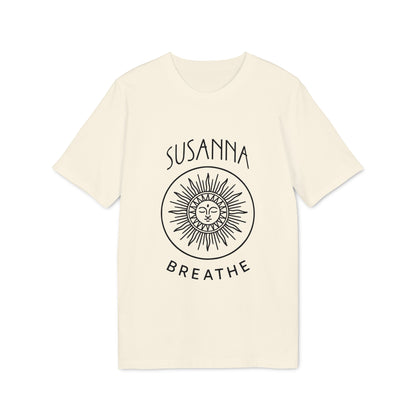 Yoga Breathe Organic Cotton T-Shirt Femenine Elegant Personalized