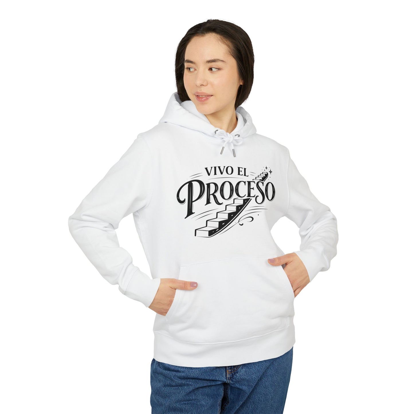 Vivo el Proceso Sudadera 100% Algodon Organica