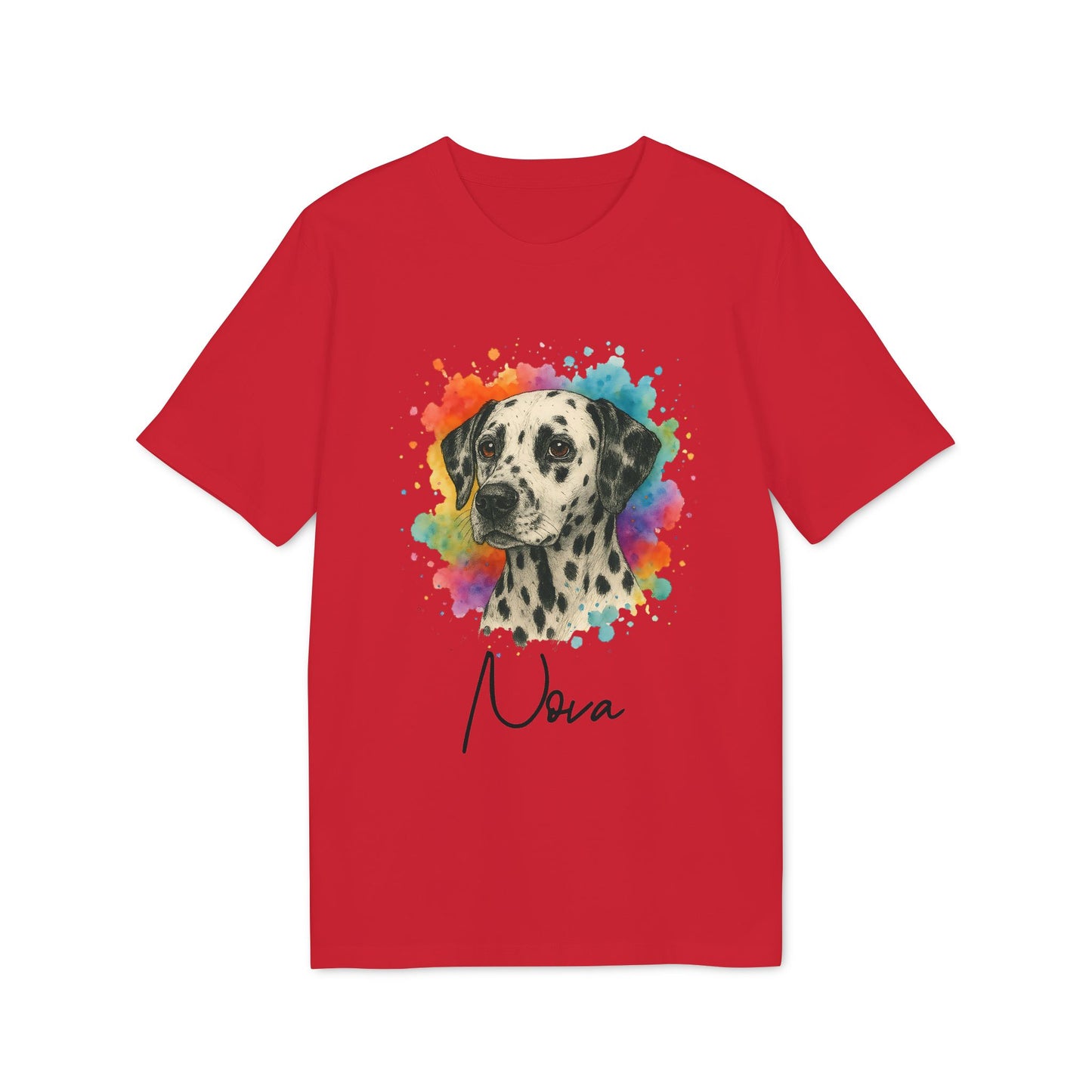 Dalmatian 100% Organic Cotton T-Shirt Personalized Dog Tee