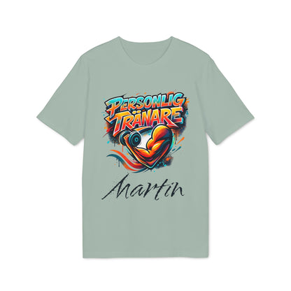 Personal Trainer Organic Cotton T-Shirt Personalized Swedish