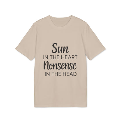Organic Tee Sun in the Heart Nonsense in the Head