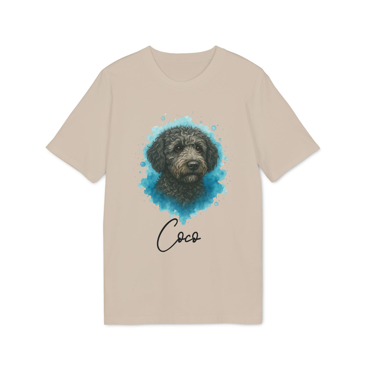 Spanish Water Dog T-shirt Organic Cotton 100% Personalized Dog Tee