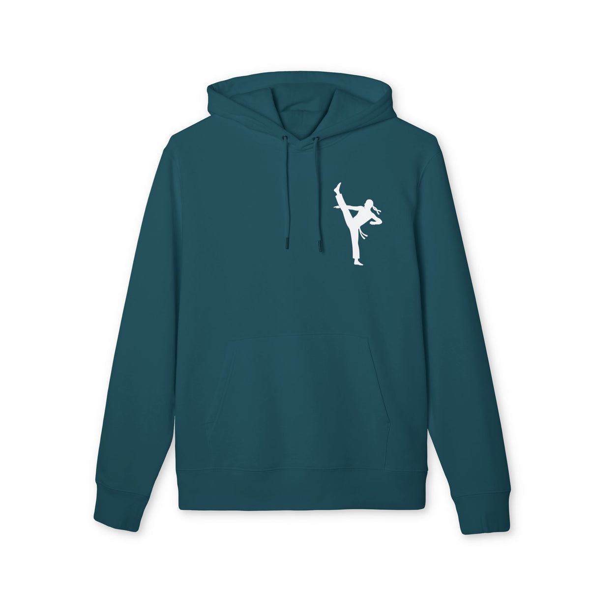 Karate Kick Hoodie 100% Organic Cotton