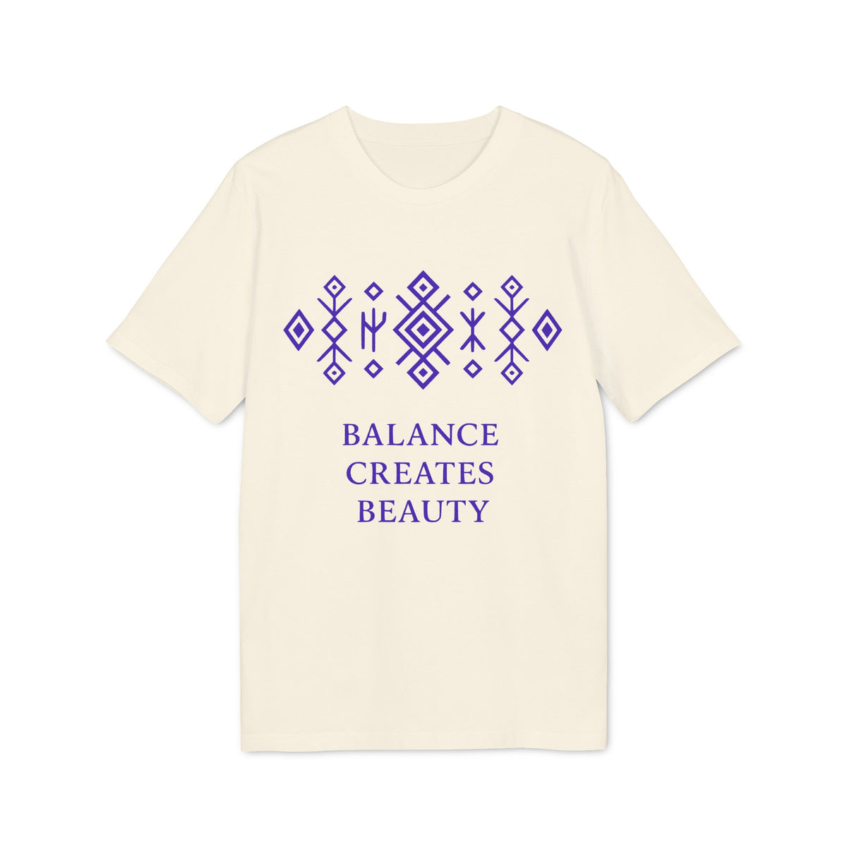 Balance Creates Beauty Organic Cotton T-Shirt Eco Mystic Origin