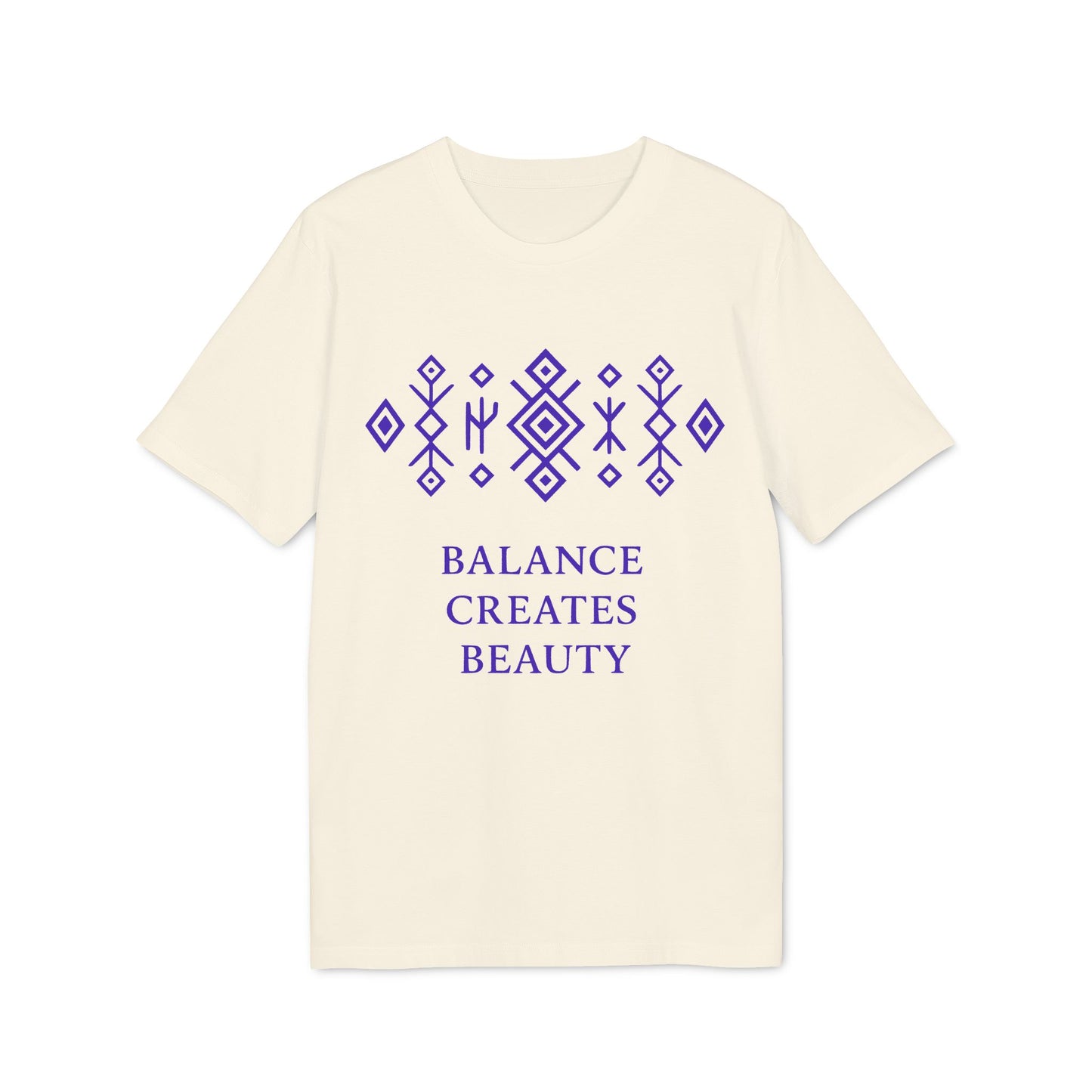 Balance Creates Beauty Organic Cotton T-Shirt Eco Mystic Origin