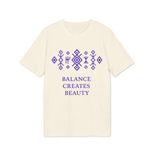 Balance Creates Beauty Organic Cotton T-Shirt Eco Mystic Origin