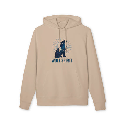 Wolf Spirit Organic Hoodie 100% Cotton