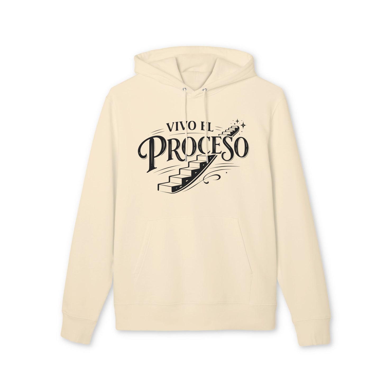 Vivo el Proceso Sudadera 100% Algodon Organica